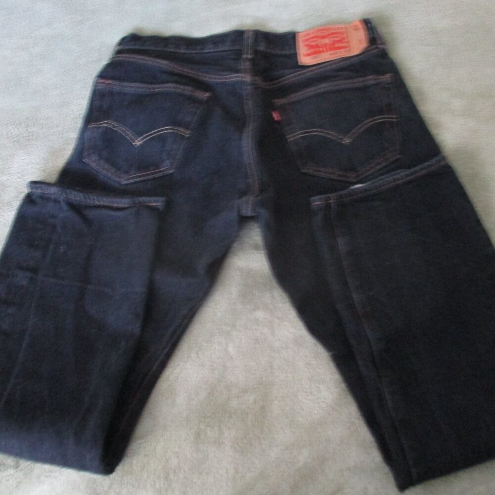 501 Levis 32x32 Black Button up - Picture 4 of 6